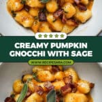 Gnocchi with Creamy Pumpkin Sauce Recipe