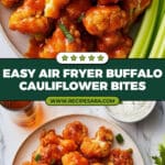 Air Fryer Buffalo Cauliflower Recipe