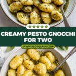 Creamy Pesto Gnocchi for Two Recipe