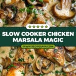 Slow Cooker Chicken Marsala Recipe