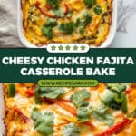 Cheesy Chicken Fajita Casserole Recipe