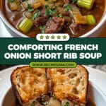French Onion Beef Short Rib Soup Recipe