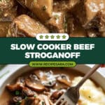 Slow Cooker Beef Stroganoff Recipe