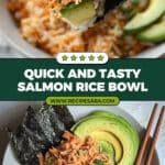 Easy Leftover Salmon Rice Bowl Recipe
