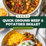 Beef and Potato Skillet Recipe