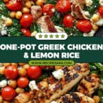 Greek Chicken and Lemon Rice Recipe