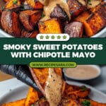 Smoky Roasted Sweet Potatoes with Chipotle Mayo Recipe