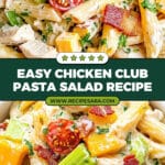 Chicken Club Pasta Salad Recipe