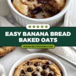 Banana Bread Baked Oats Recipe