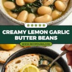 Creamy Lemon Garlic Butter Beans Recipe