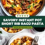 Instant Pot Short Rib Ragù Recipe