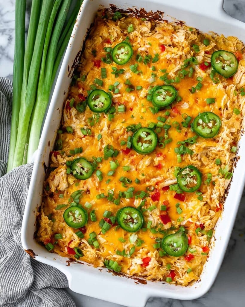 Jalapeño Buffalo Chicken Casserole (Whole30, Keto, Paleo, GF) Recipe