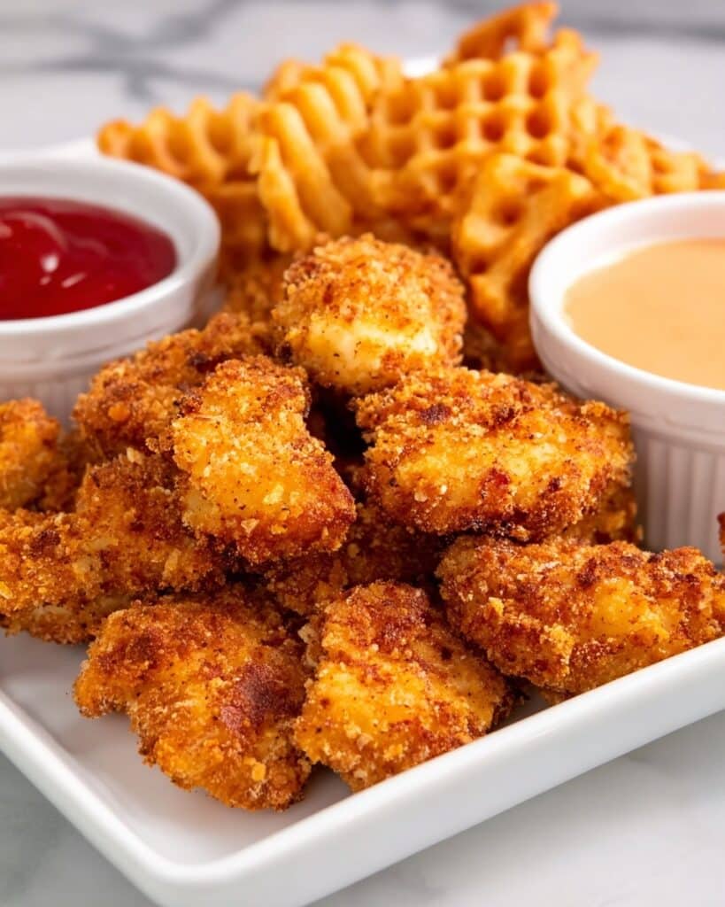 Homemade Oven-Baked Chicken Nuggets with Crispy Panko Crust Recipe