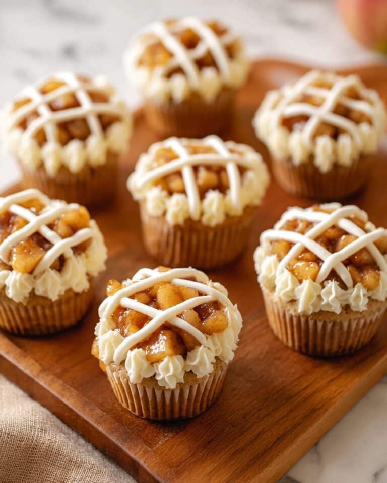 Apple Pie Cupcakes with Cinnamon Cream Cheese Frosting Recipe