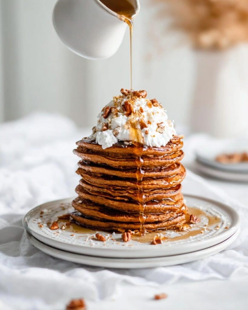 Whole Wheat Pumpkin Pancakes (Egg & Dairy-Free) Recipe