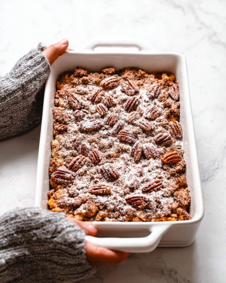 Pumpkin French Toast Casserole with Streusel Topping Recipe