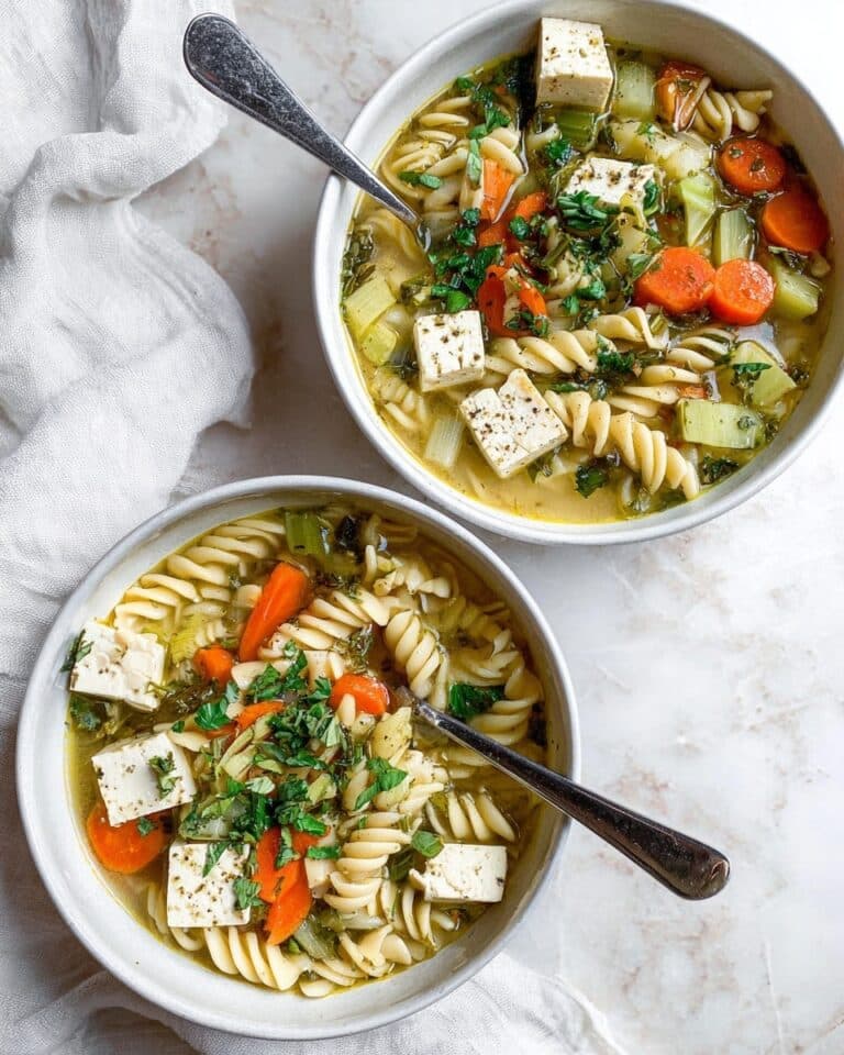 Vegan Chicken Noodle Soup [Stove, Instant Pot, Crockpot] Recipe