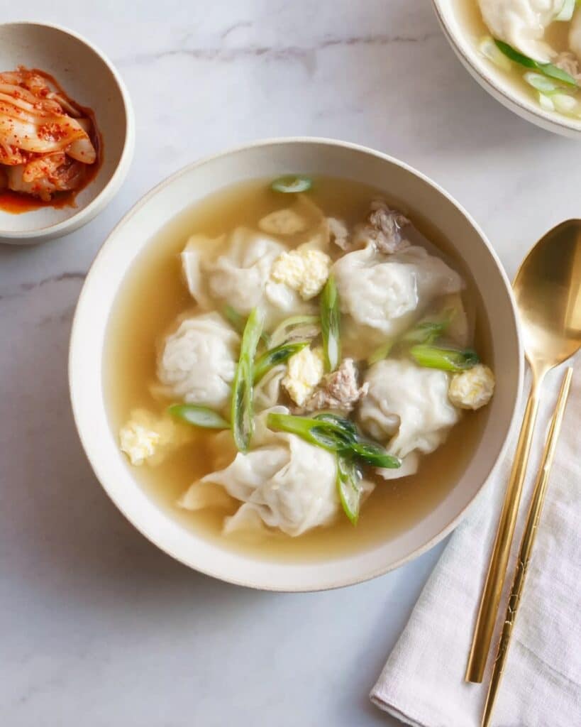Mandu Guk (Korean Dumpling Soup) Recipe