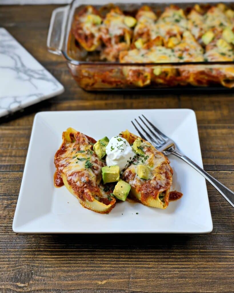 Enchilada Stuffed Shells Recipe