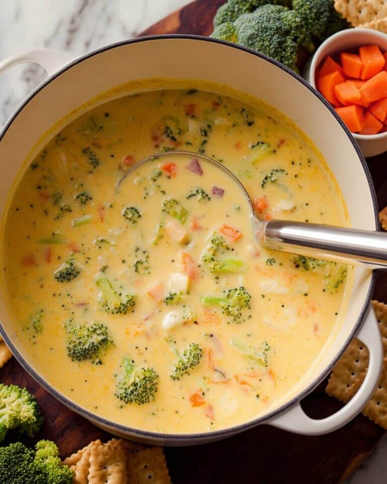 Cheddar Broccoli Potato Soup Recipe