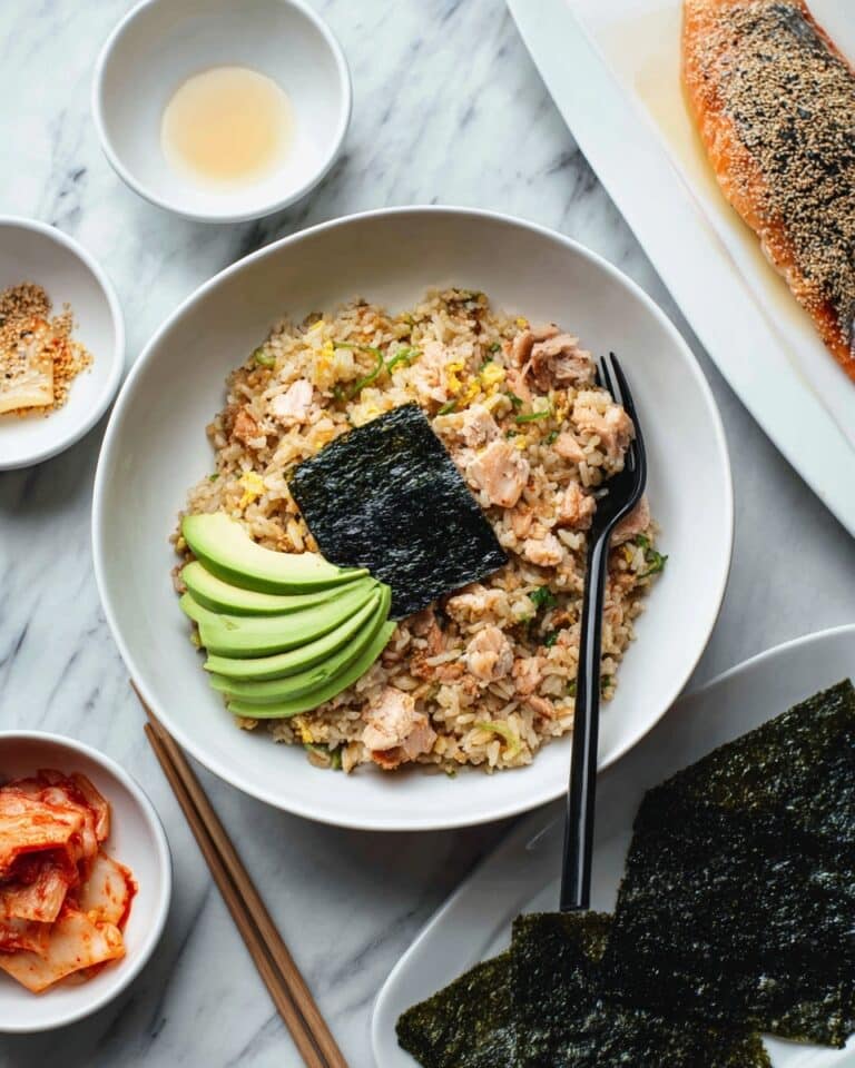 TikTok Salmon Rice Bowl Recipe