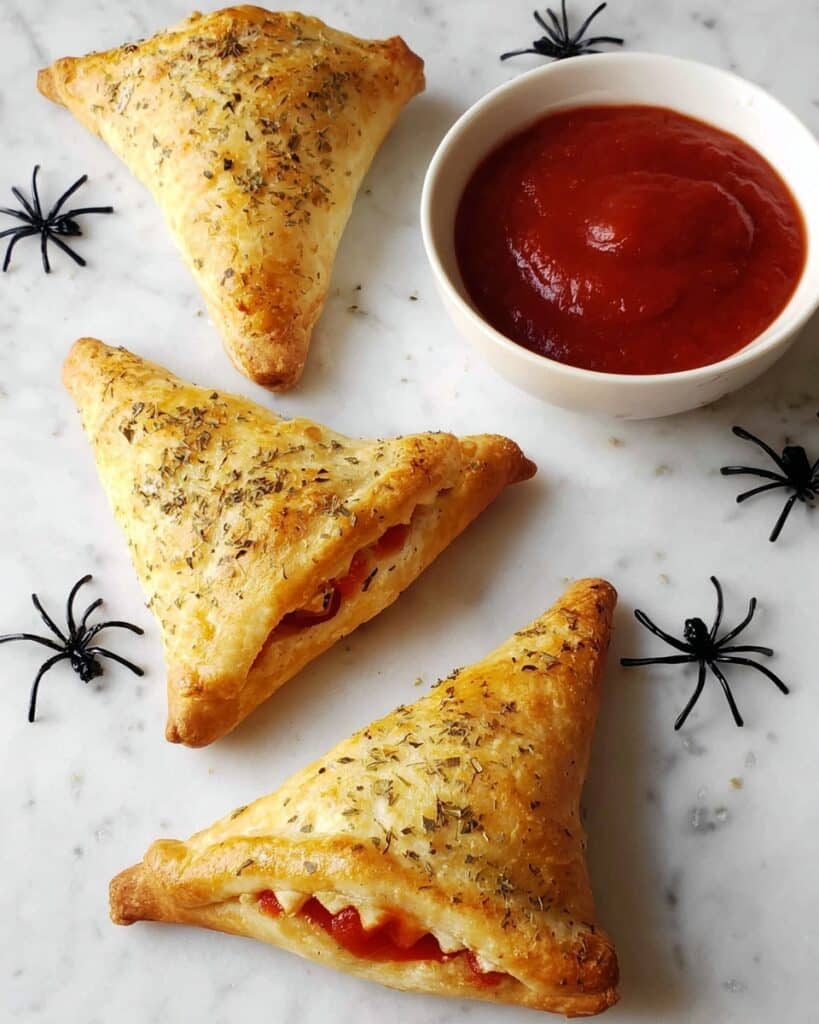 Halloween Witch Hat Calzones Recipe