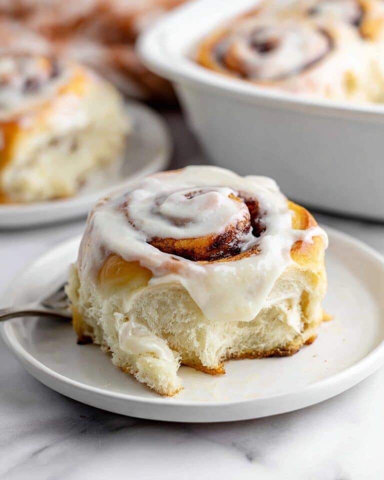Creamy Cinnamon Rolls with Fluffy Dough and Rich Cream Cheese Frosting Recipe