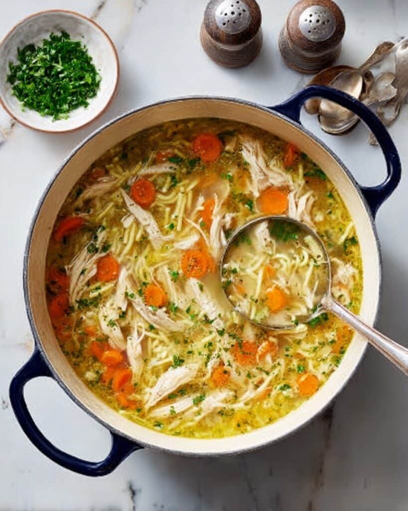 Hearty Homemade Chicken Noodle Soup Recipe