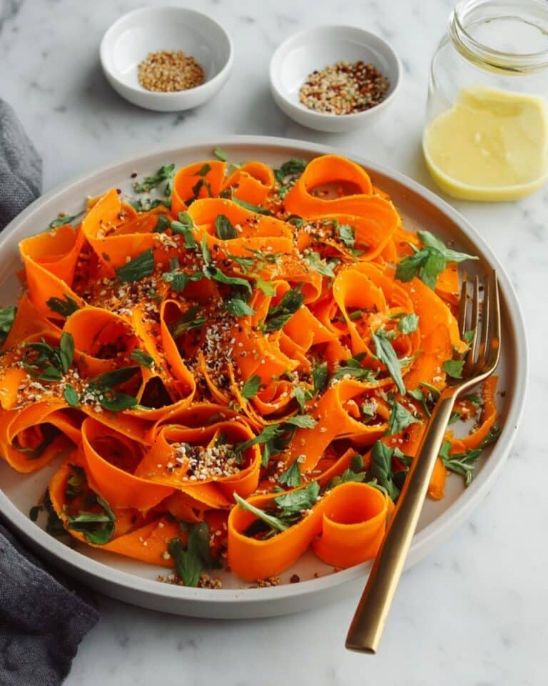 Raw Carrot Salad with Fresh Herbs and Tangy Vinaigrette Recipe