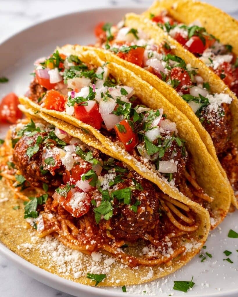 Spaghetti Tacos Recipe