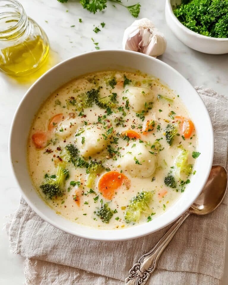 Vegetarian Gnocchi Soup Recipe