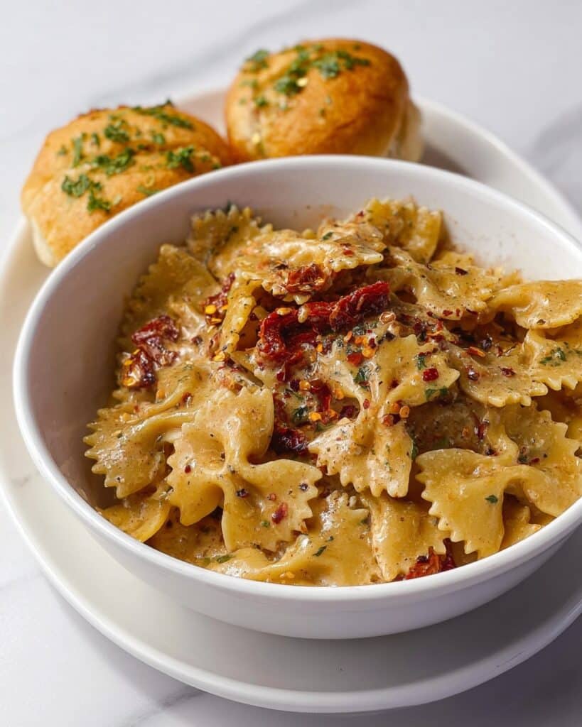 Caramelized Onion and Sun-Dried Tomato Pasta Recipe