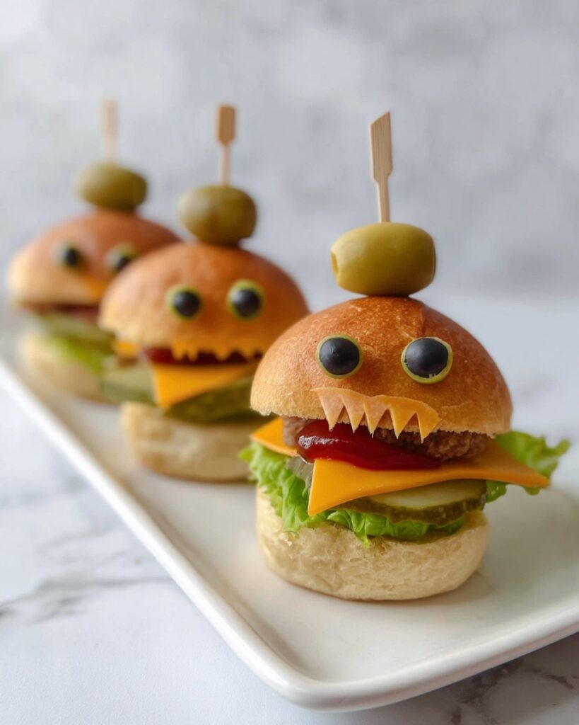 Halloween Burgers Recipe