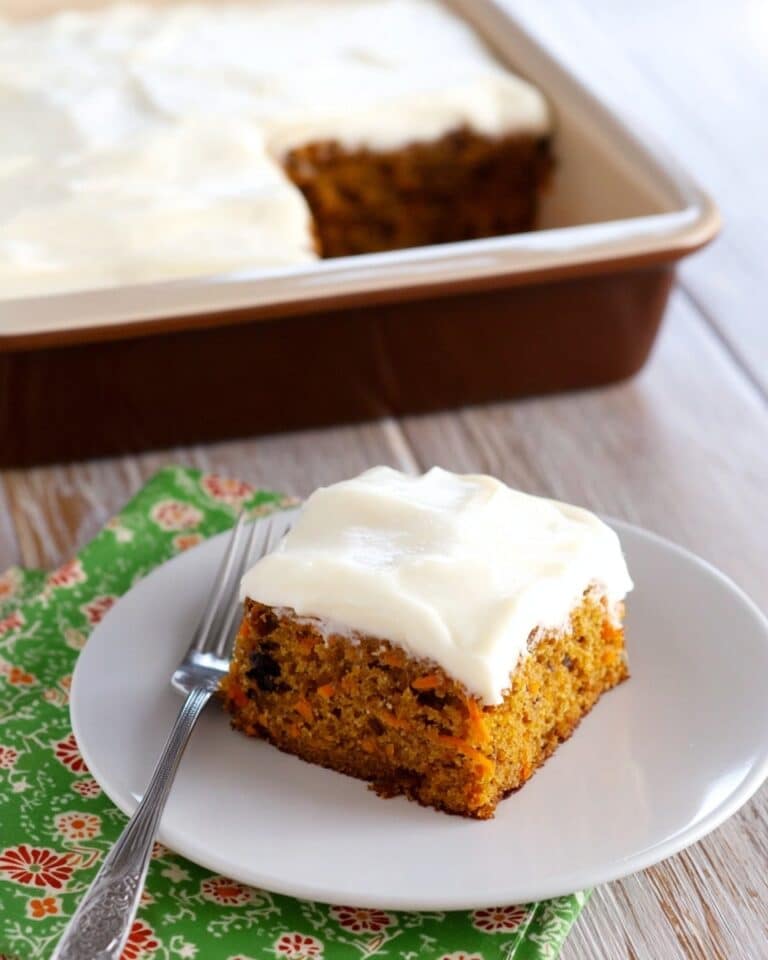 Pumpkin Caramel Poke Cake Recipe