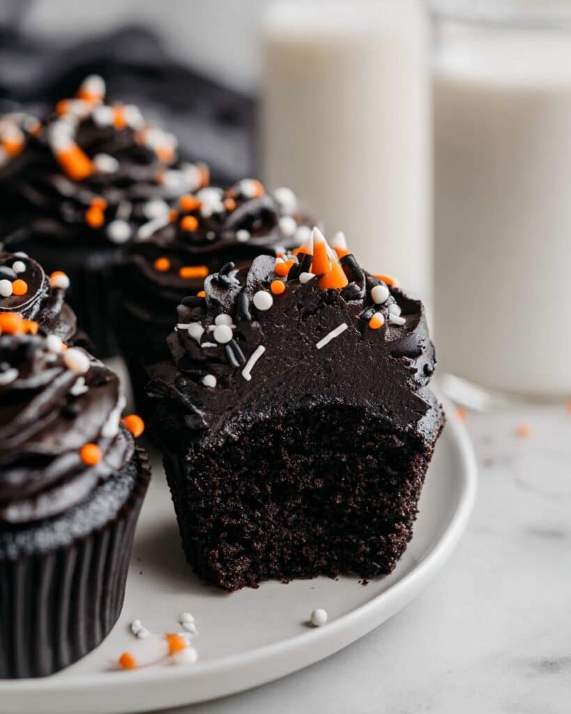 Moist Black Velvet Cupcakes Recipe