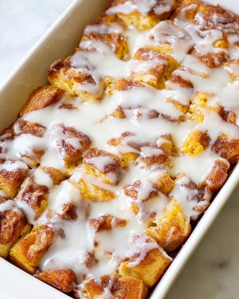Easy Homemade Cinnamon Roll French Toast Casserole Recipe