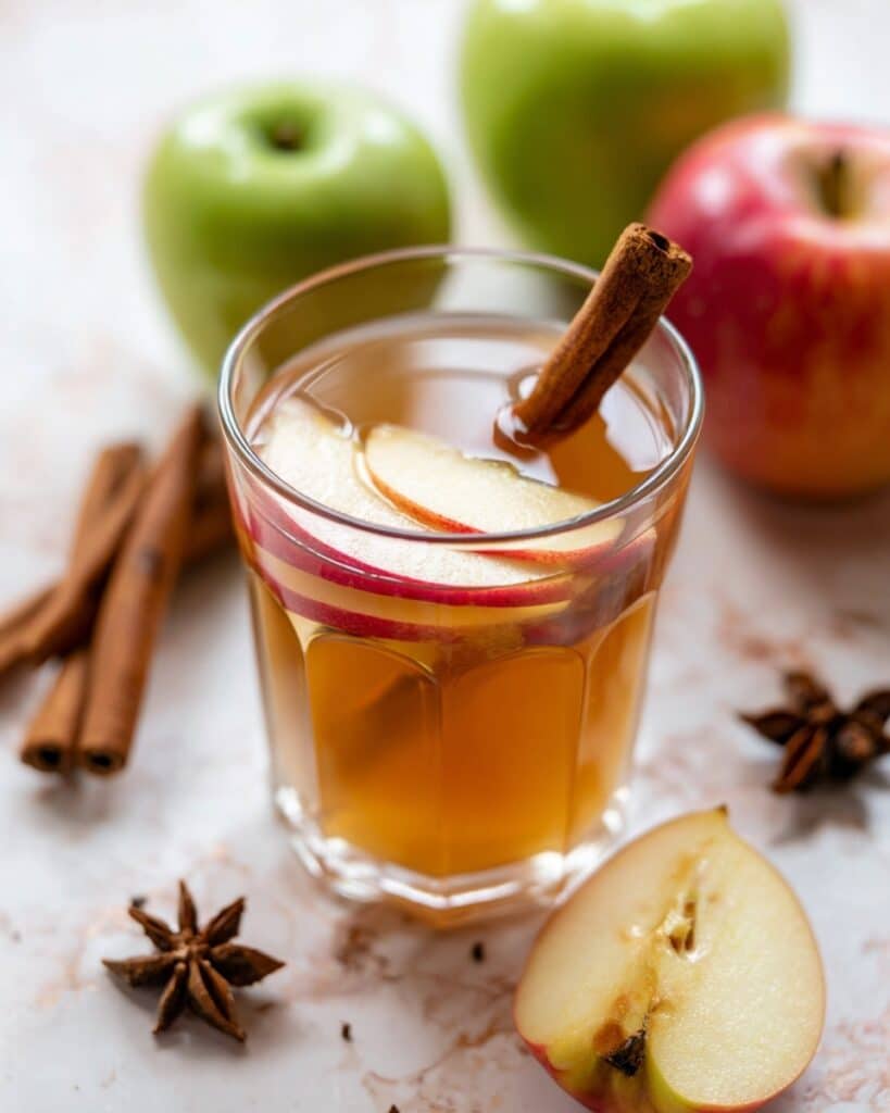 Homemade Spiced Apple Cider with Orange and Cinnamon Recipe