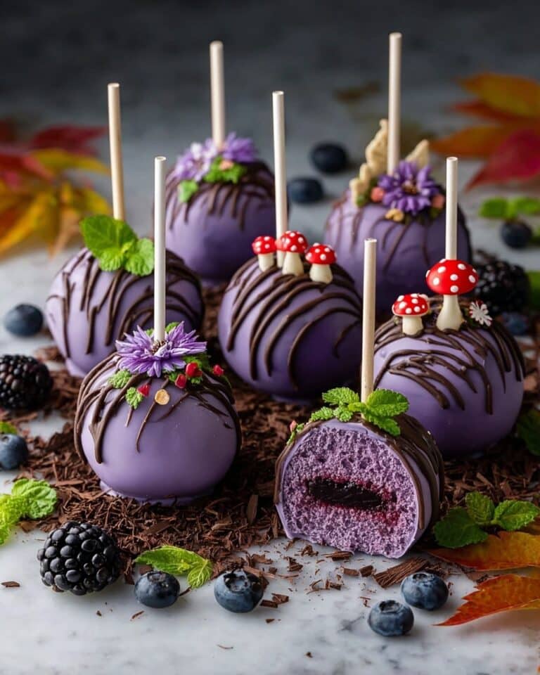 Forbidden Forest Blackberry Cheesecake Pops Recipe