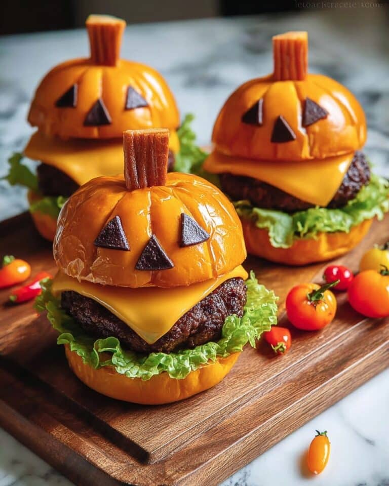 Halloween Monster Burgers Recipe