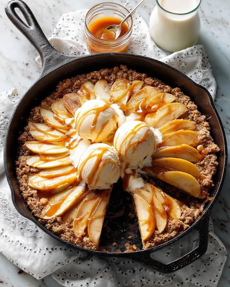 Caramel-Apple Skillet Buckle Recipe