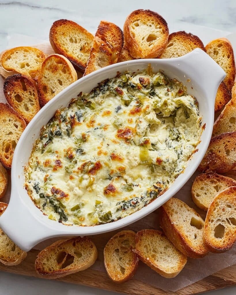 Hot Spinach Artichoke Dip Recipe