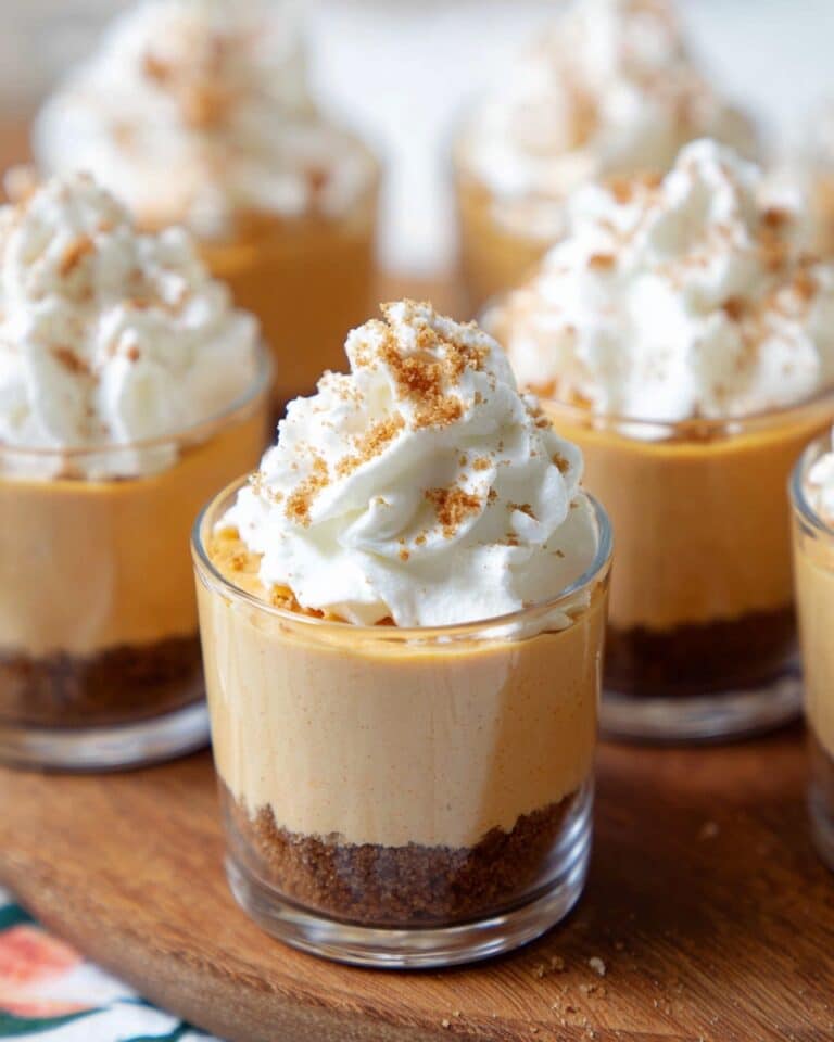 Mini Pumpkin Pie Cheesecakes (No-Bake!) Recipe