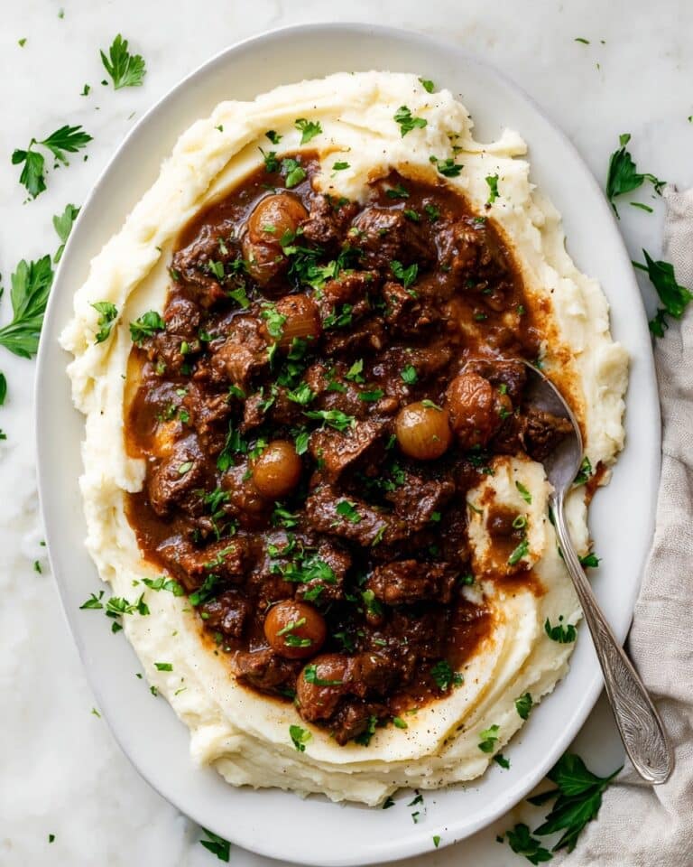Slow Cooker Beef Tips with Mushrooms and Onions Recipe
