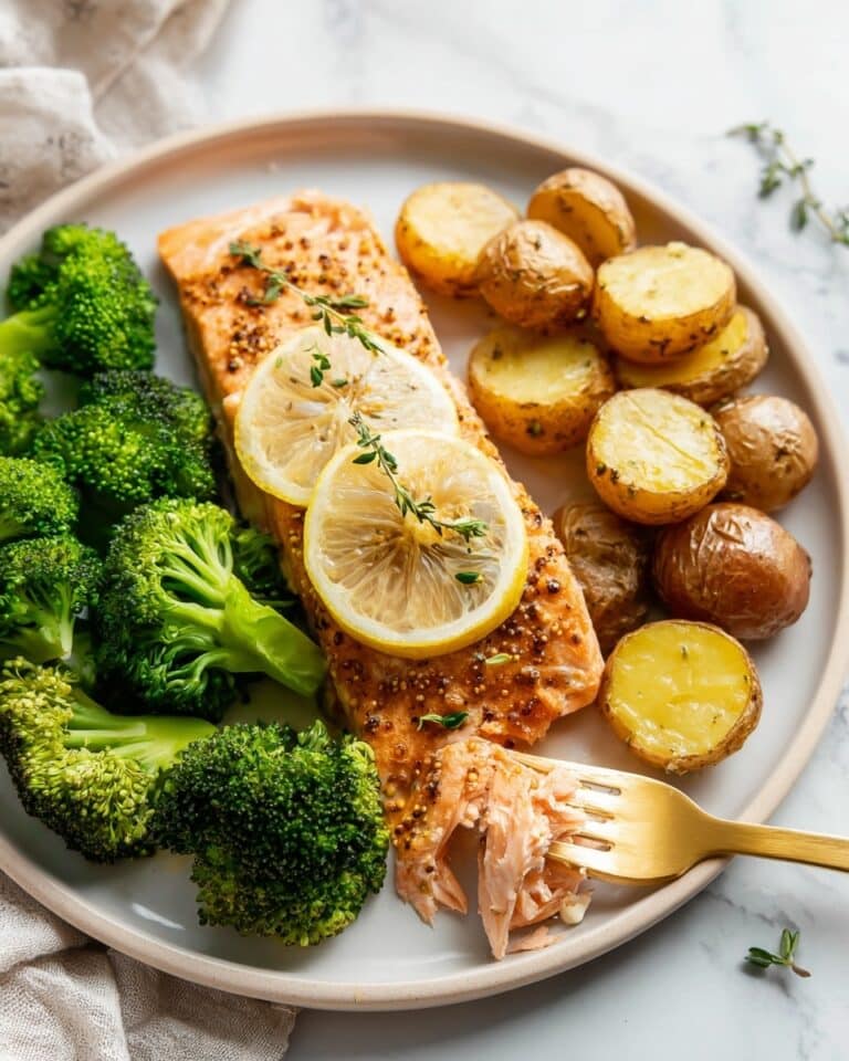 Honey Mustard Salmon Sheet Pan Recipe