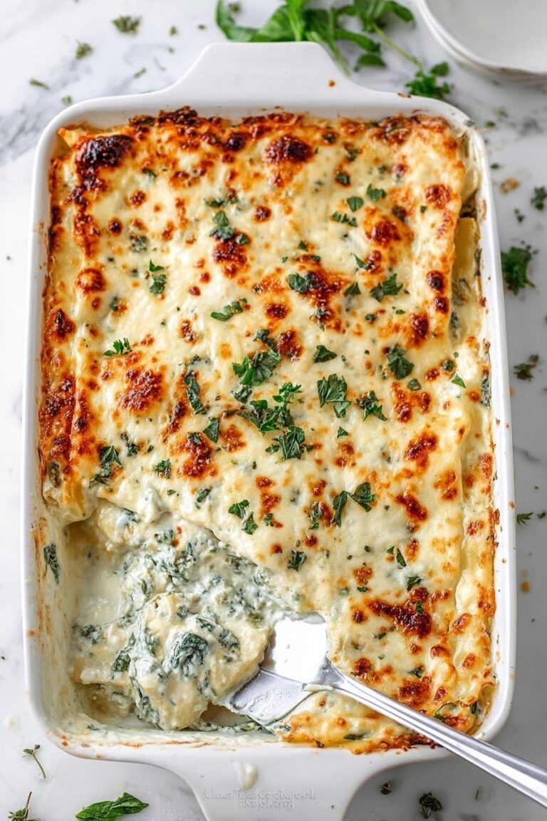 Creamy Chicken Alfredo Lasagna Recipe