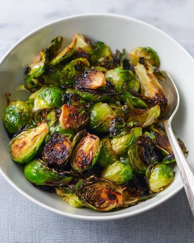 Roasted Brussels Sprouts with Balsamic Vinegar & Honey Recipe