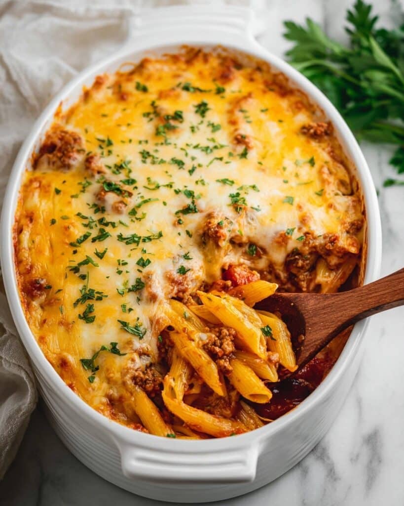 Slow Cooker Baked Ziti Recipe