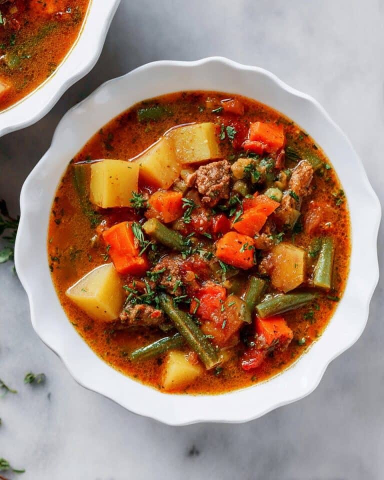 Healthy Crock Pot Hamburger Soup Recipe