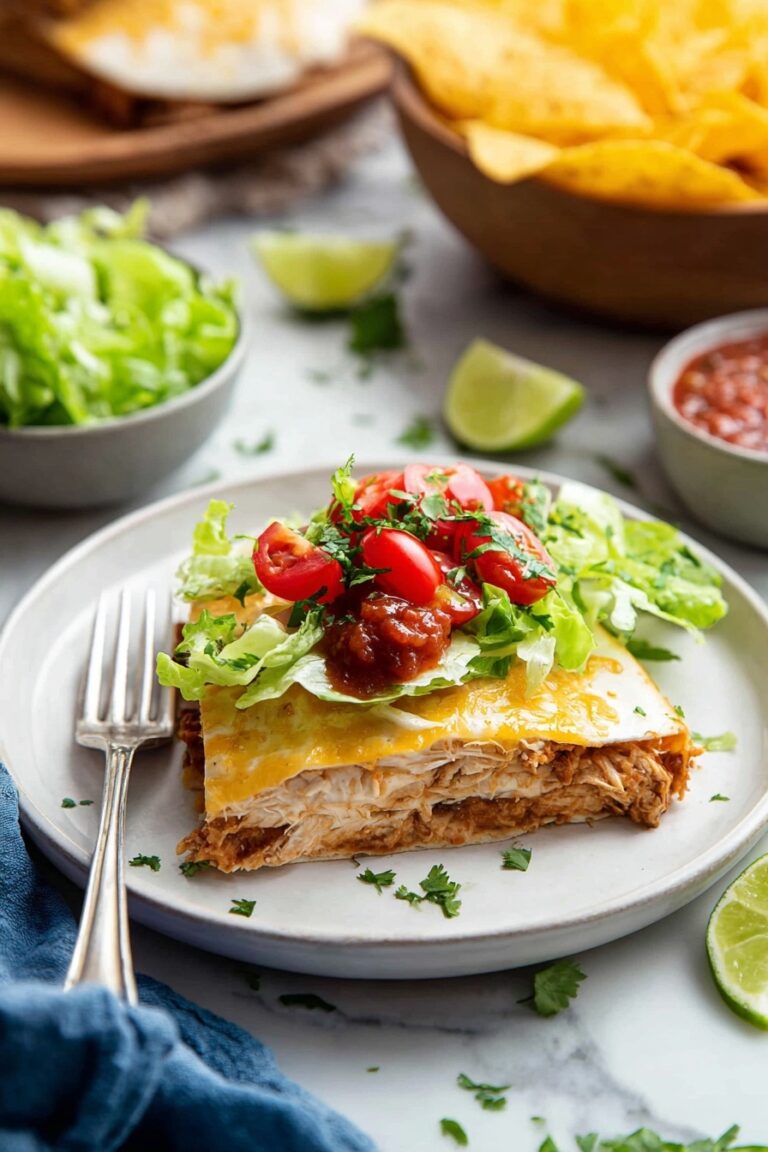 Easy Chicken Quesadilla Casserole Recipe