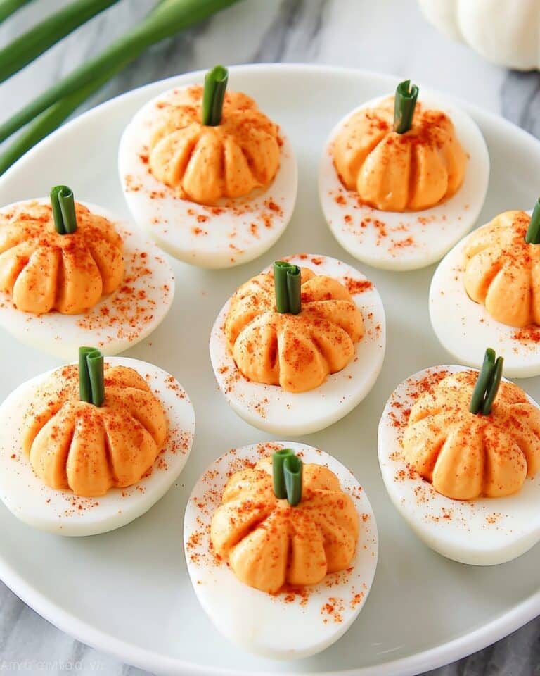 Pumpkin Deviled Eggs Recipe